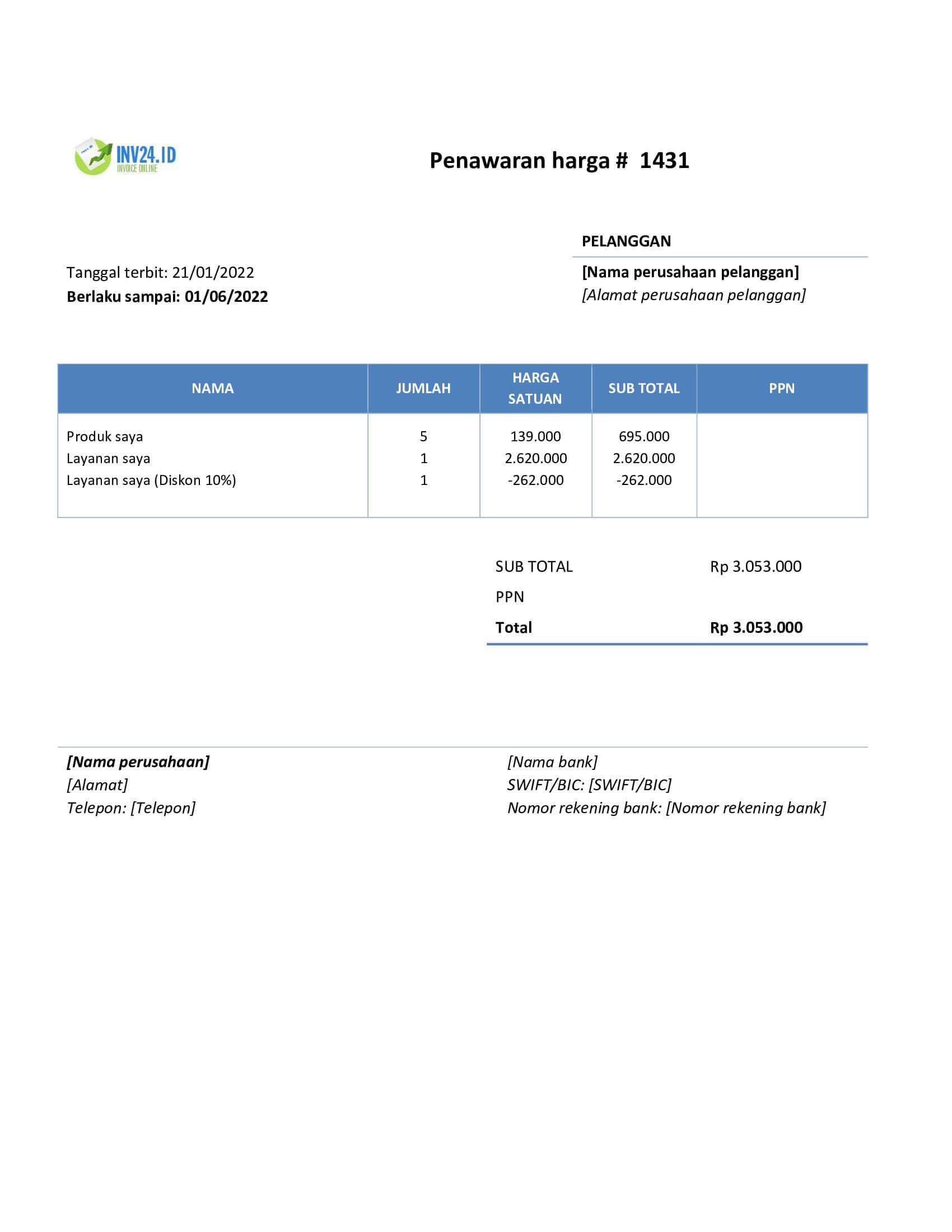 contoh surat penawaran jasa contoh surat penawaran jasa