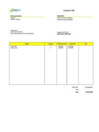 bentuk invoice