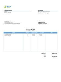 contoh invoice down payment contoh invoice down payment