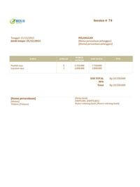 contoh invoice penjualan contoh invoice penjualan