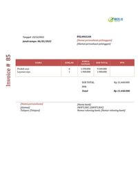 contoh invoice perusahaan