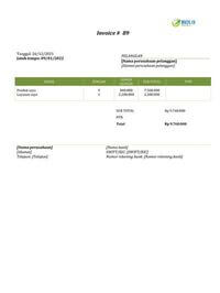 contoh invoice word bahasa Indonesia contoh invoice word bahasa Indonesia
