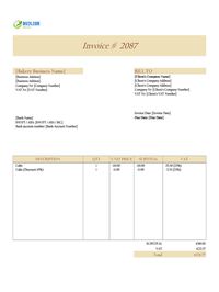 Cake invoice template ireland Cake invoice template ireland