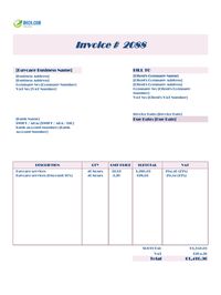 Daycare invoice template ireland Daycare invoice template ireland