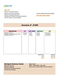 Designer invoice template ireland Designer invoice template ireland