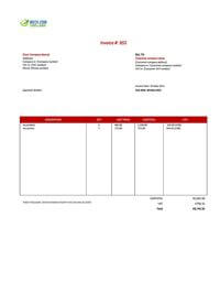 editable invoice template ireland editable invoice template ireland