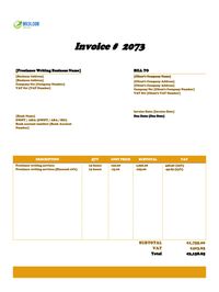 Freelance writing invoice template ireland Freelance writing invoice template ireland