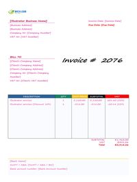 Illustrator invoice template ireland Illustrator invoice template ireland
