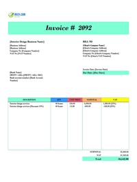 Interior design invoice template ireland Interior design invoice template ireland