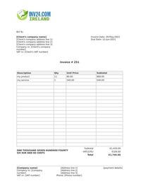 invoice html template ireland invoice html template ireland