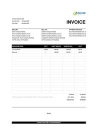 product invoice template ireland product invoice template ireland