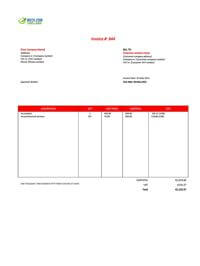 professional invoice template ireland professional invoice template ireland