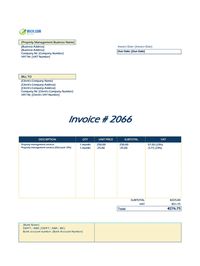 Property management invoice template ireland Property management invoice template ireland