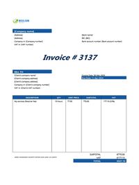 retainer invoice template Ireland