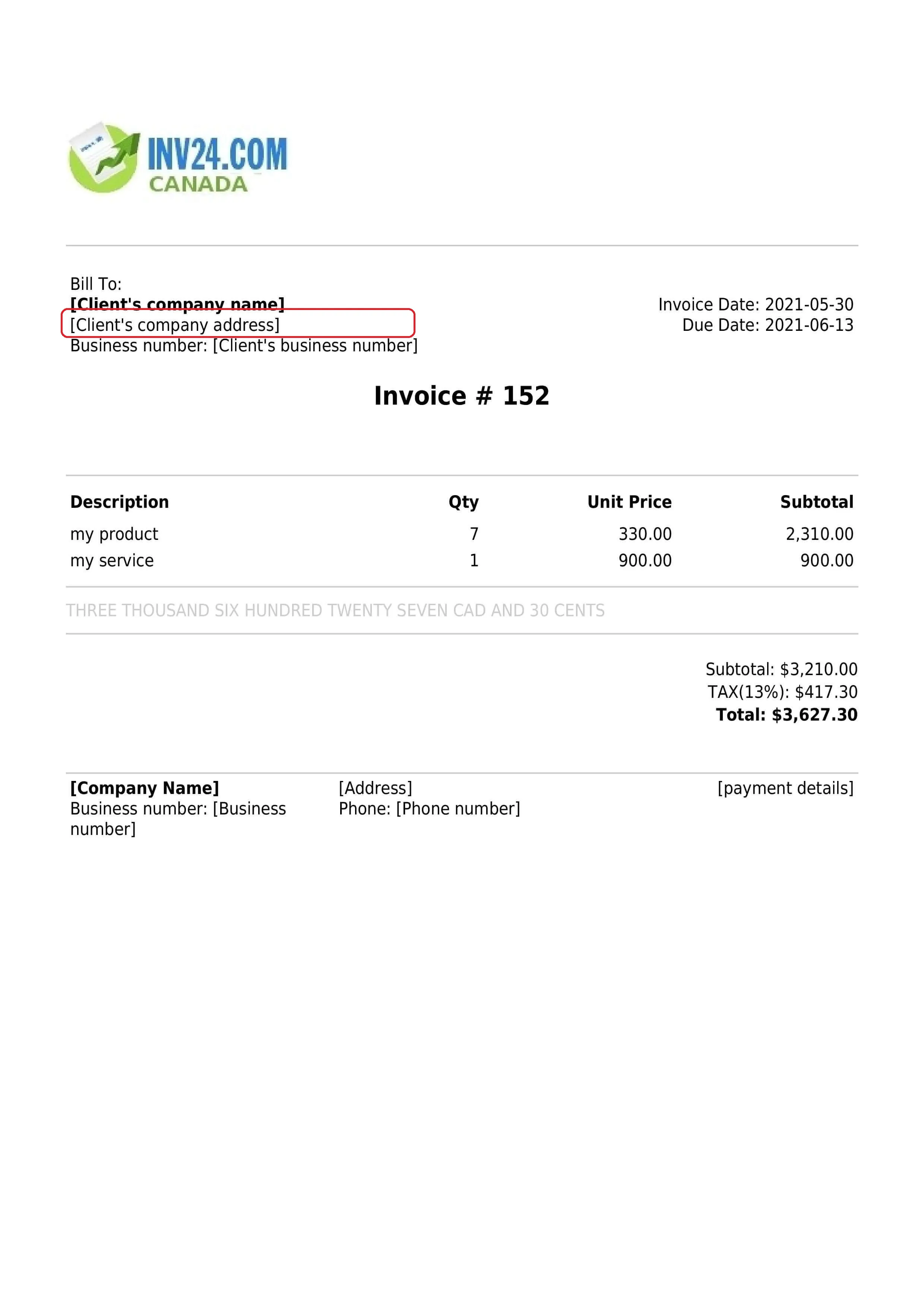 shipping-address-on-the-invoice-in-canada