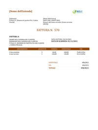 esempio fattura compilata esempio fattura compilata