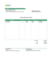 fattura proforma esempio fattura proforma esempio