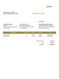 fattura vuota da compilare fattura vuota da compilare