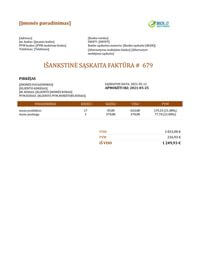 išankstinė sąskaita faktūra šablonas išankstinė sąskaita faktūra šablonas