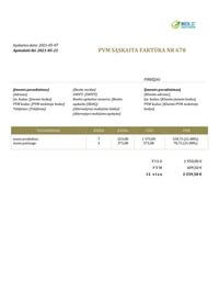 sąskaita faktūra pavyzdys sąskaita faktūra pavyzdys