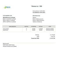 facturen voorbeeld doc facturen voorbeeld doc