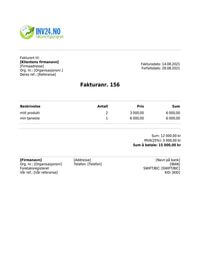 faktura mal PDF