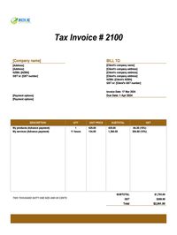 advance invoice template nz advance invoice template nz