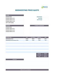 bookkeeping quote template new zealand bookkeeping quote template new zealand