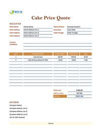 cake quote template new zealand cake quote template new zealand