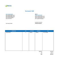 elegant catering invoice template nz