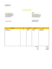 editable printable company invoice template nz