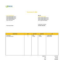 mechanic company invoice template nz