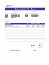 digital marketing quote template new zealand digital marketing quote template new zealand