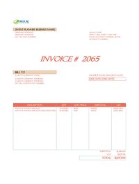 Event planner invoice template new zealand Event planner invoice template new zealand