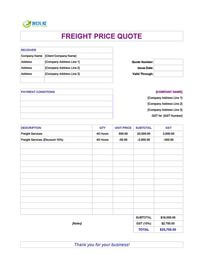 freight quote template new zealand freight quote template new zealand