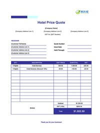 hotel quote template new zealand hotel quote template new zealand