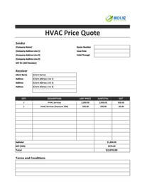 hvac quote template new zealand hvac quote template new zealand
