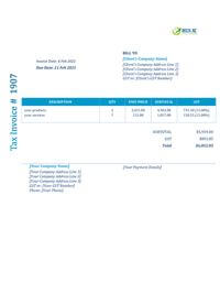 stylish invoice template google docs nz