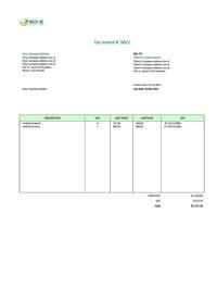 medical invoice format nz