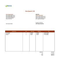 price quote template nz price quote template nz