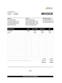 product invoice template nz product invoice template nz