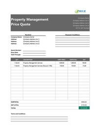property management quote template new zealand property management quote template new zealand