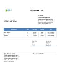 quotation format nz quotation format nz