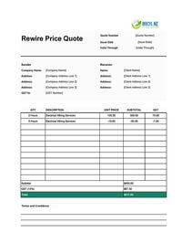 rewire quote template new zealand rewire quote template new zealand