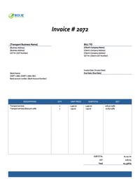 Transport invoice template new zealand Transport invoice template new zealand