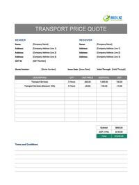 transport quote template new zealand transport quote template new zealand