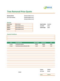 tree removal quote template new zealand tree removal quote template new zealand