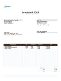 Tutoring invoice template new zealand Tutoring invoice template new zealand
