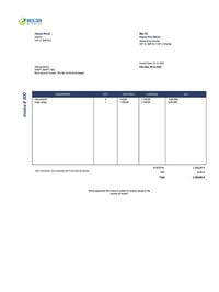 faktura invoice wzór