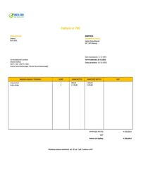 faktura zwolnioną z VAT wzór art 43 faktura zwolnioną z VAT wzór art 43